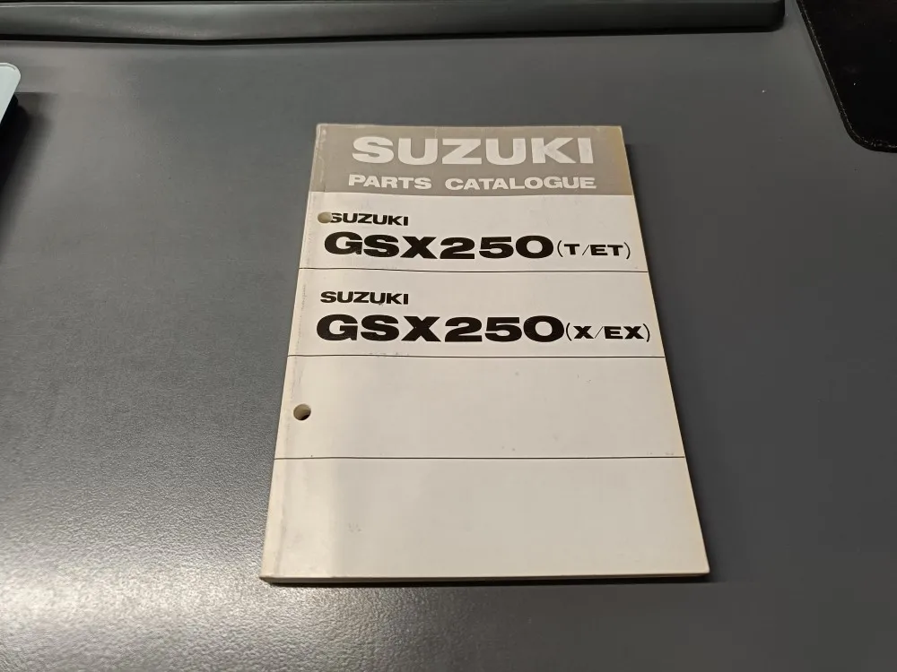 Suzuki GSX250 (T/ET/X/EX) / Moottoripyörän varaosaluettelo