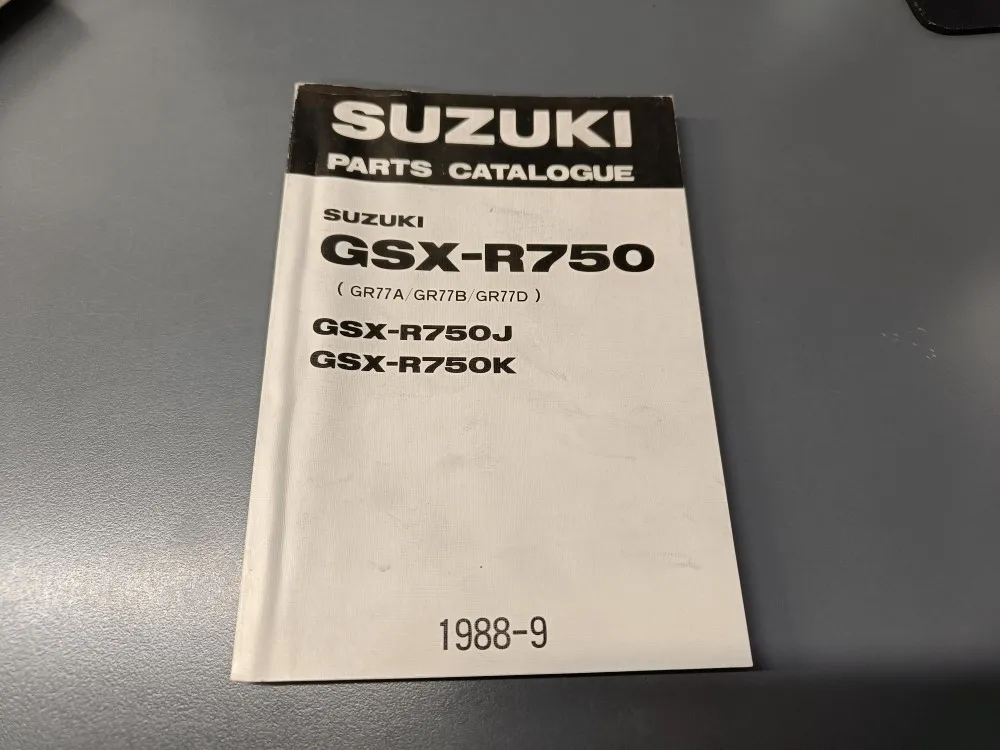 Suzuki GSX-R750 (J/K) / Moottoripyörän varaosaluettelo