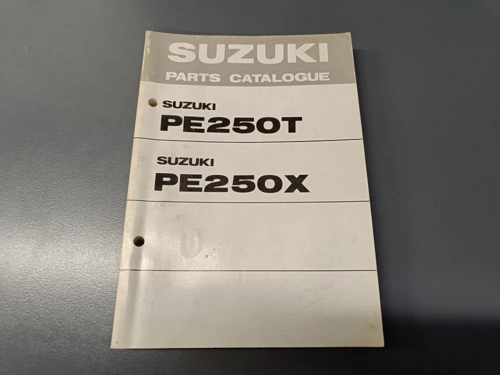 Suzuki PE250 (T/X) / Moottoripyörän varaosaluettelo