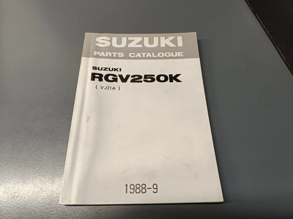 Suzuki  RGV250K / Moottoripyörän varaosaluettelo