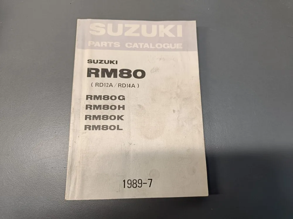 Suzuki RM80 (G/H/K/L) / Moottoripyörän varaosaluettelo
