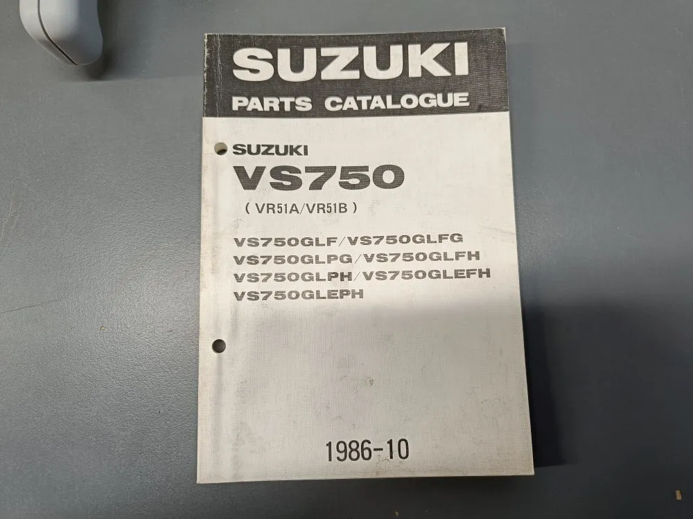 Suzuki VS750GL (F/G/H)  moottoripyörän varaosaluettelo /