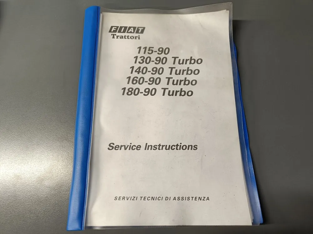 Fiat 115-90, 130-90, 140-90, / 160-90 ja 180-90 - Huolto-ohjekirja