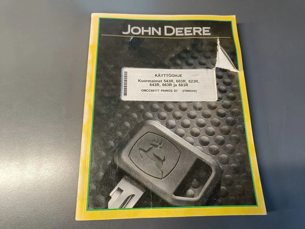 John Deere 543R, 603R, 623R, 643R / 663R ja 683R käyttöohje