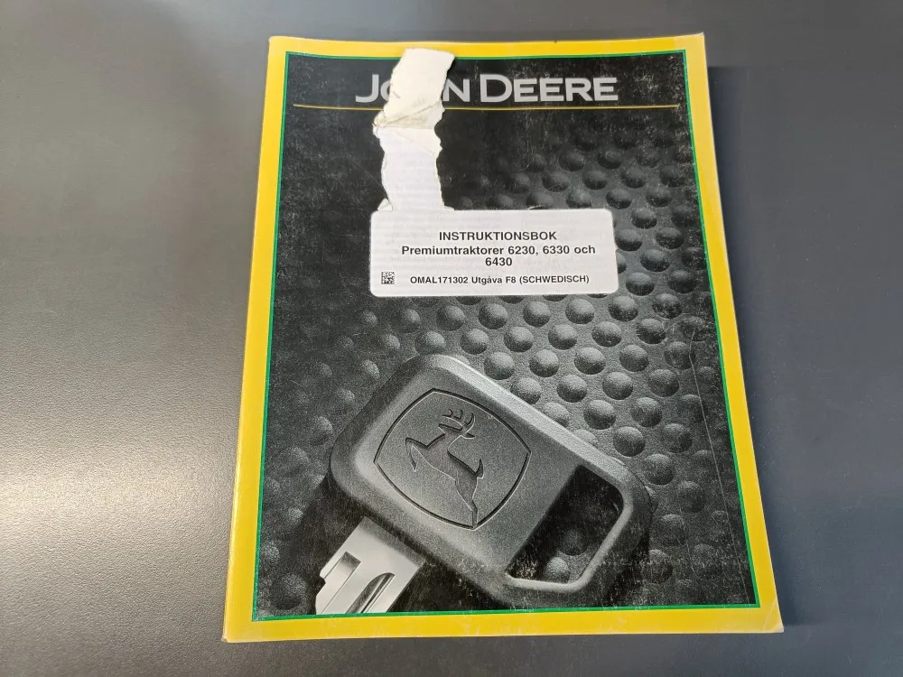 John Deere 6230, 6330 ja 6430 / Käyttöohje, ruotsinkielinen