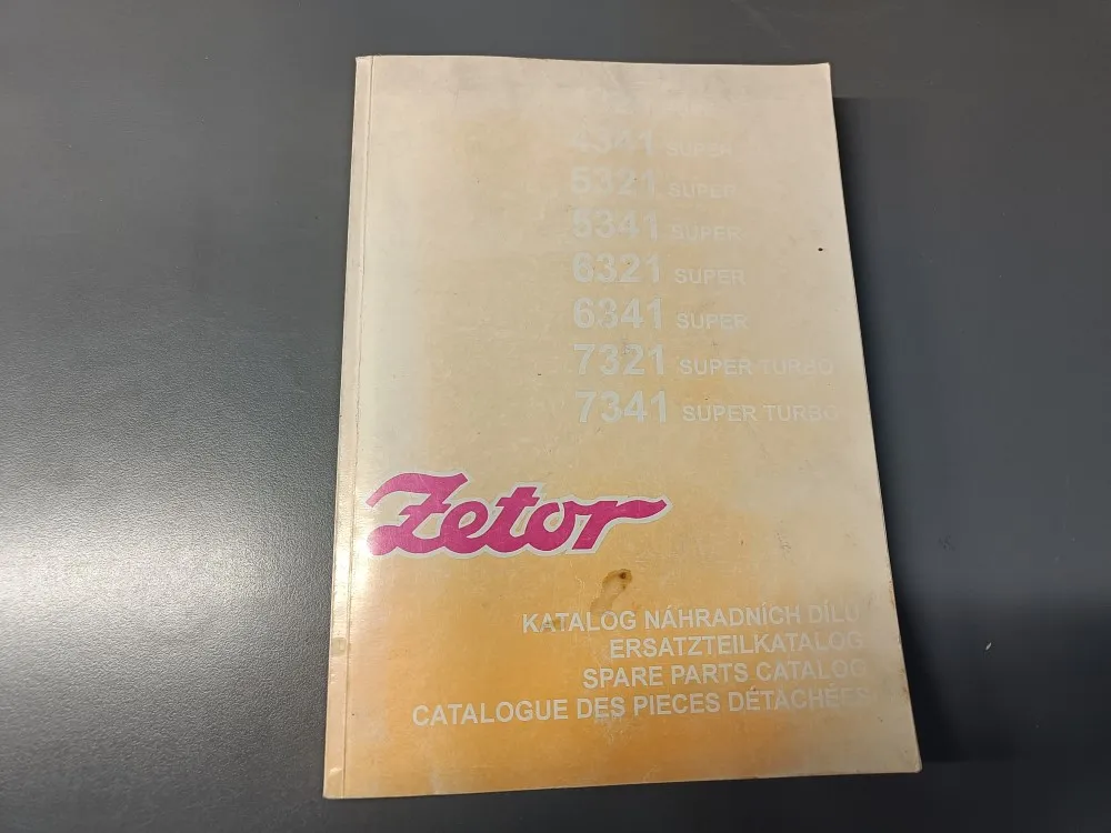 Zetor 4321, 4341, 5321, 5341, 6321, 6341 / 7321, 7341 varaosakirja