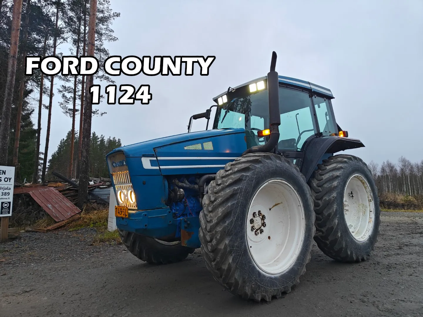 Ford County 1124, kutoskoneella / Hytillinen, katso video!