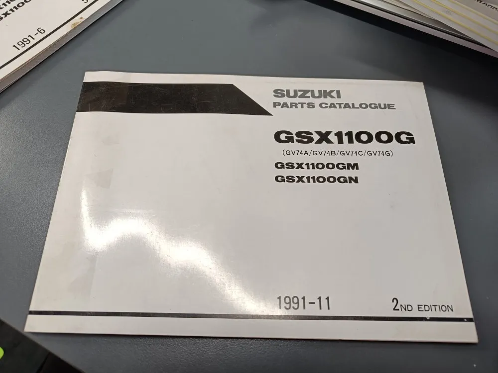 Suzuki GSX1100G (M/N) / Moottoripyörän varaosaluettelo