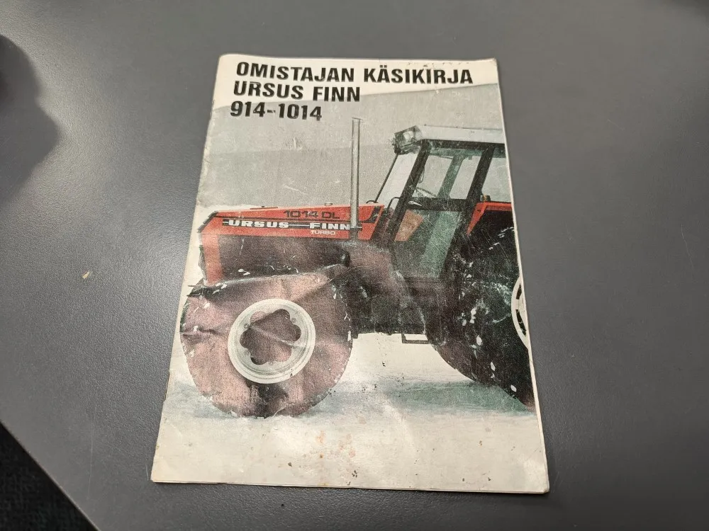 Ursus Finn 914- 1014 omistajan käsikirja /