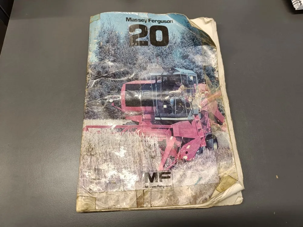 Massey Ferguson 20 ohjekirja / leikkuupuimuriin