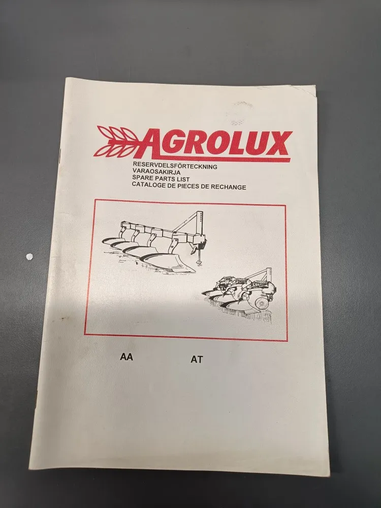 Agrolux AA ja AT / Varaosakirja