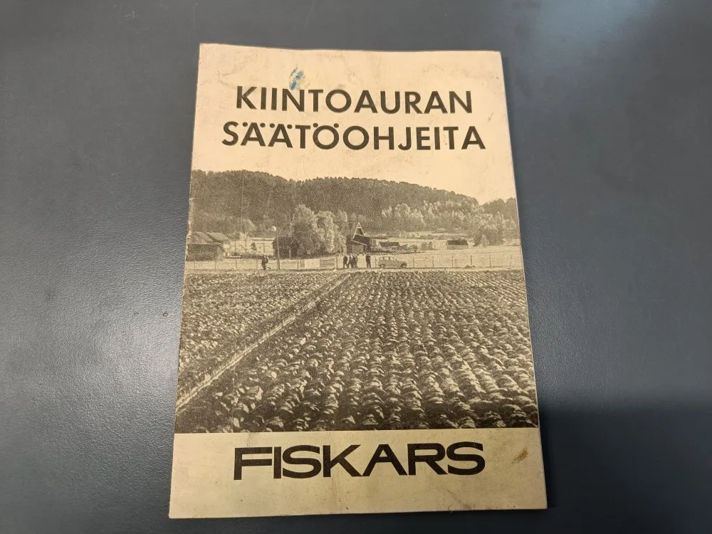 Fiskars kiintoauran säätöohjeita / Käyttöohjekirja