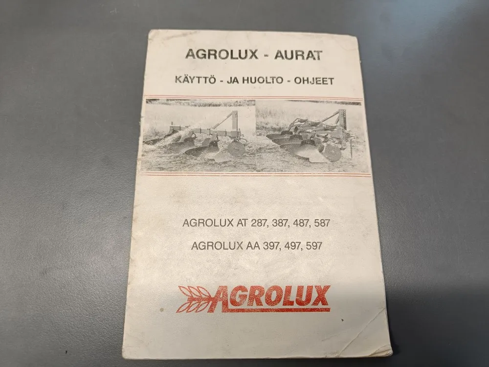 Agrolux aurat / Käyttö ja huolto -ohjeet
