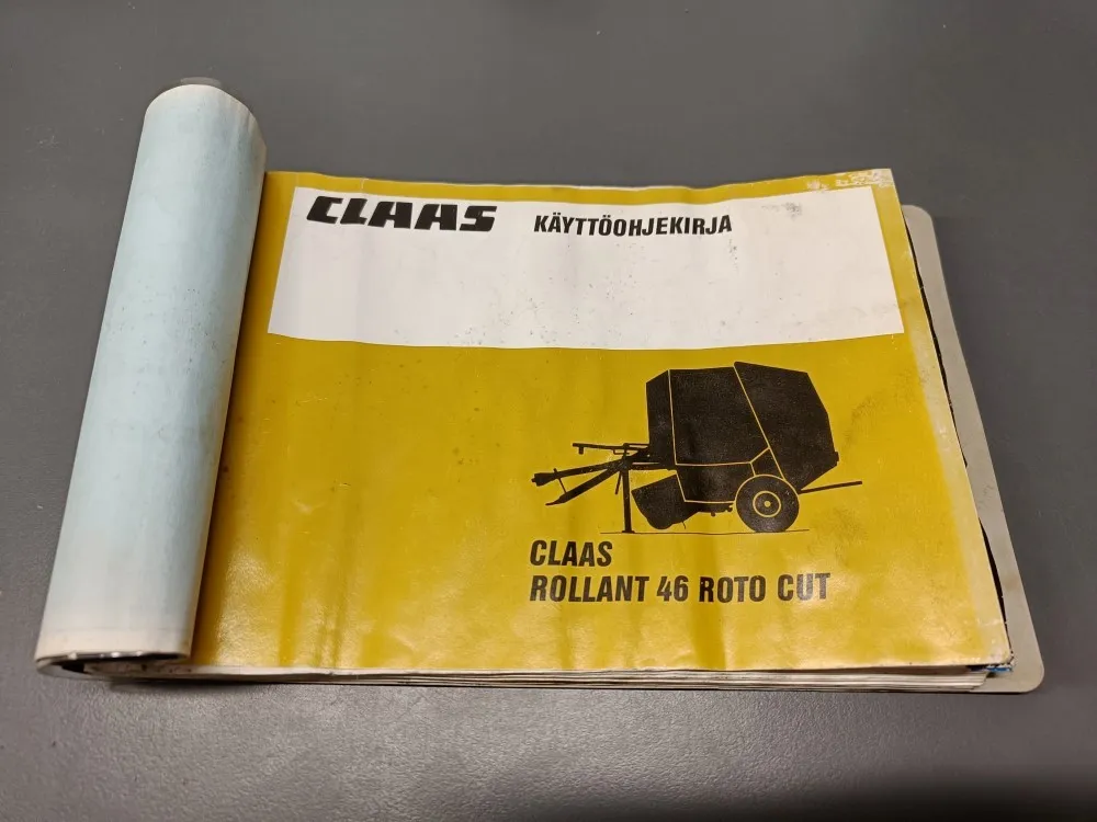 Claas Rollant 46 Roto Cut / Pyöröpaalaimen käyttöohjekirja
