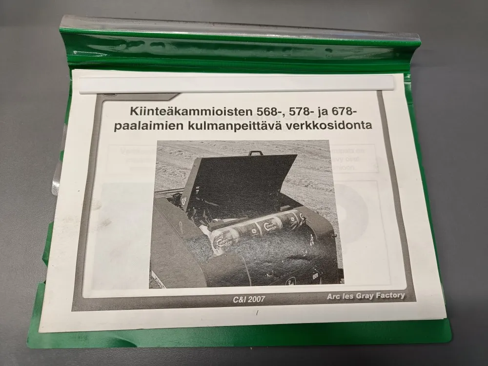 John Deere 568, 578 ja 678 paalaimen / verkkosidonnan ohjekirja