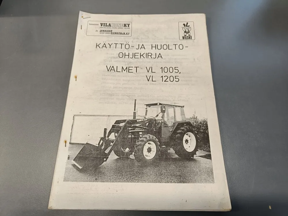 Valmet VL 1005 ja VL 1205 / Etukuormaajan opas