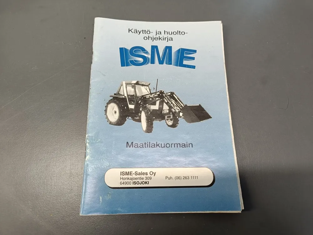 Isme maatilakuormain / Käyttö- huolto- ohjekirja