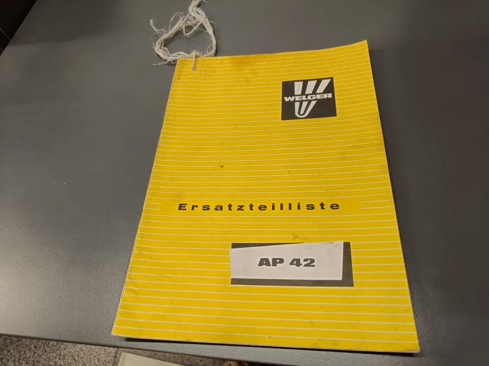 Welger AP 42 / paalaimen varaosaluettelot