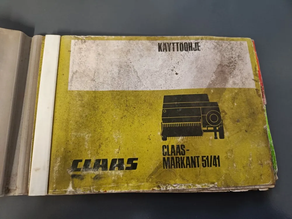Claas Markant 51/41 paalaimen / Käyttöohje