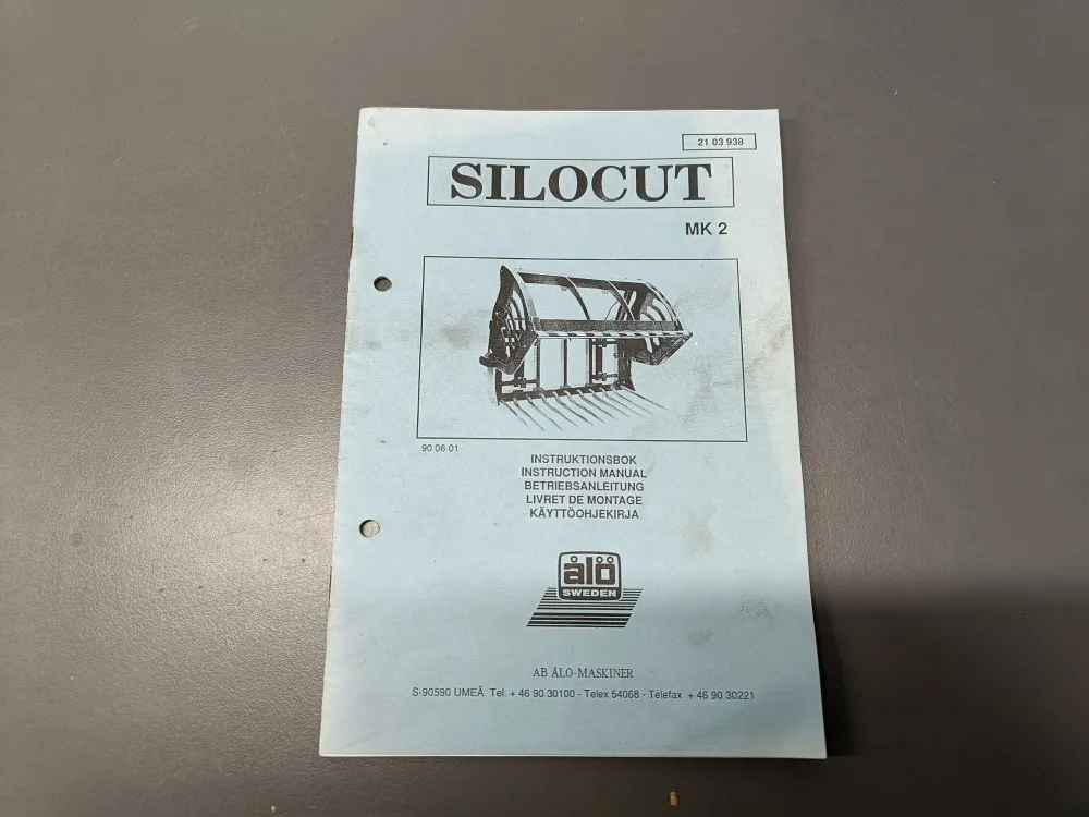 Silocut MK2 rehupihdin / Käyttöohjekirja