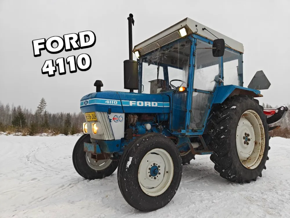 Ford 4110 traktori / Myydään asiakkaan lukuun - Katso video!