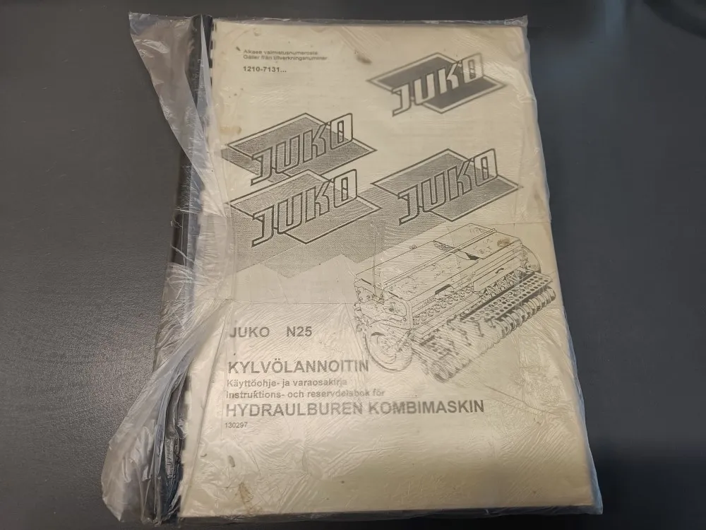 Juko kylvölannoittimen N25 / Käyttöohje ja varaosaluettelo