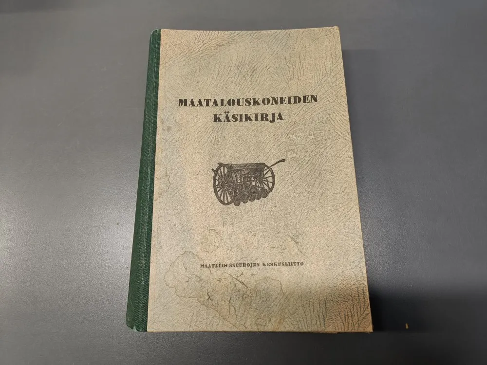 Maataloskoneiden / Käsikirja