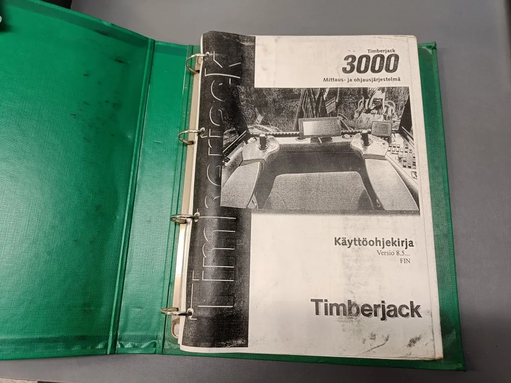 Timberjack 3000 F059144 / mittaus- ja ohjausjärjestelmä käyttöohjekirja