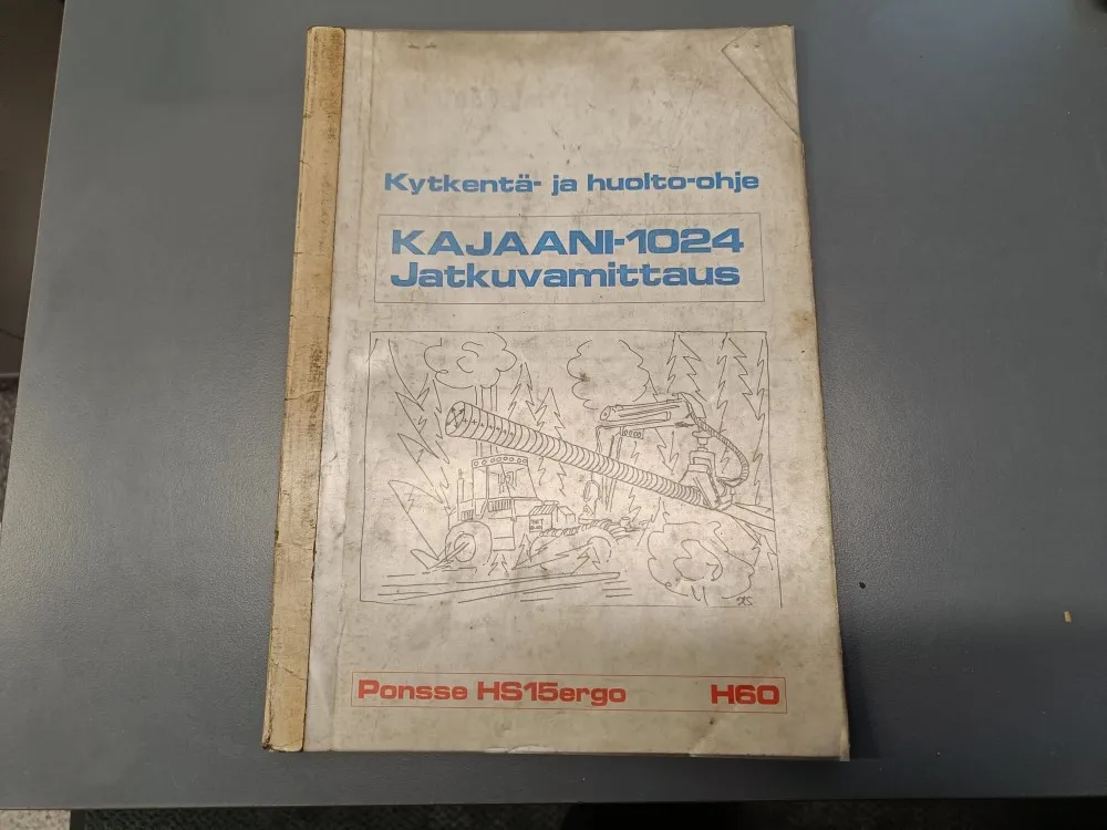 Ponsse HS15ergo H60 / Kajaani-1042 kytkentä- ja huolto-ohje