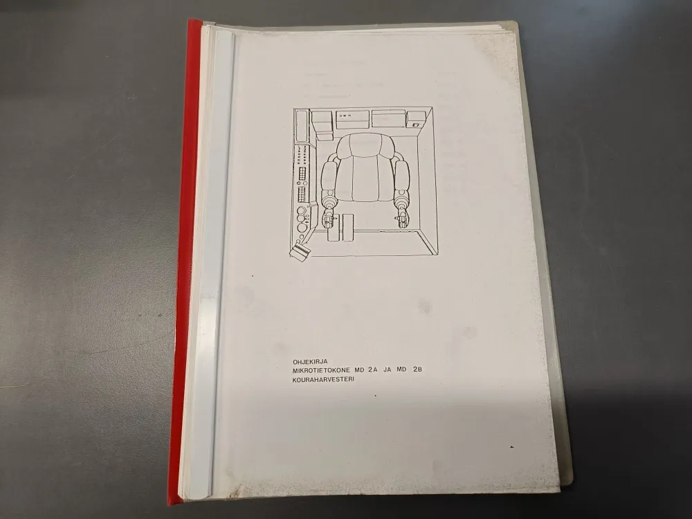 Valmet MD 2A ja MD 2B / metsäkoneen ohjekirja