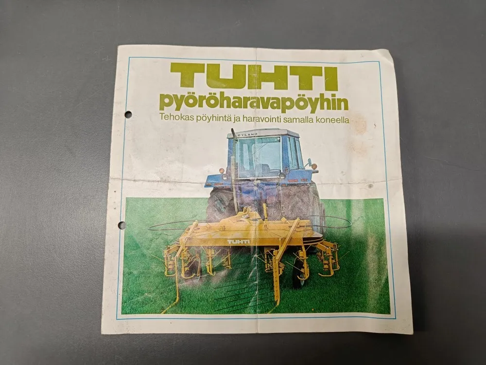 Tuhti pyöröharavapöyhin / Esite