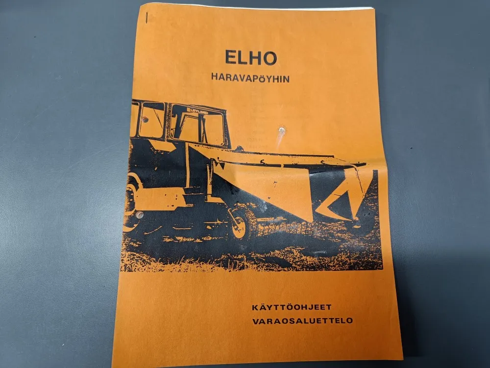 Elho haravapöyhin / Käyttöohjeet