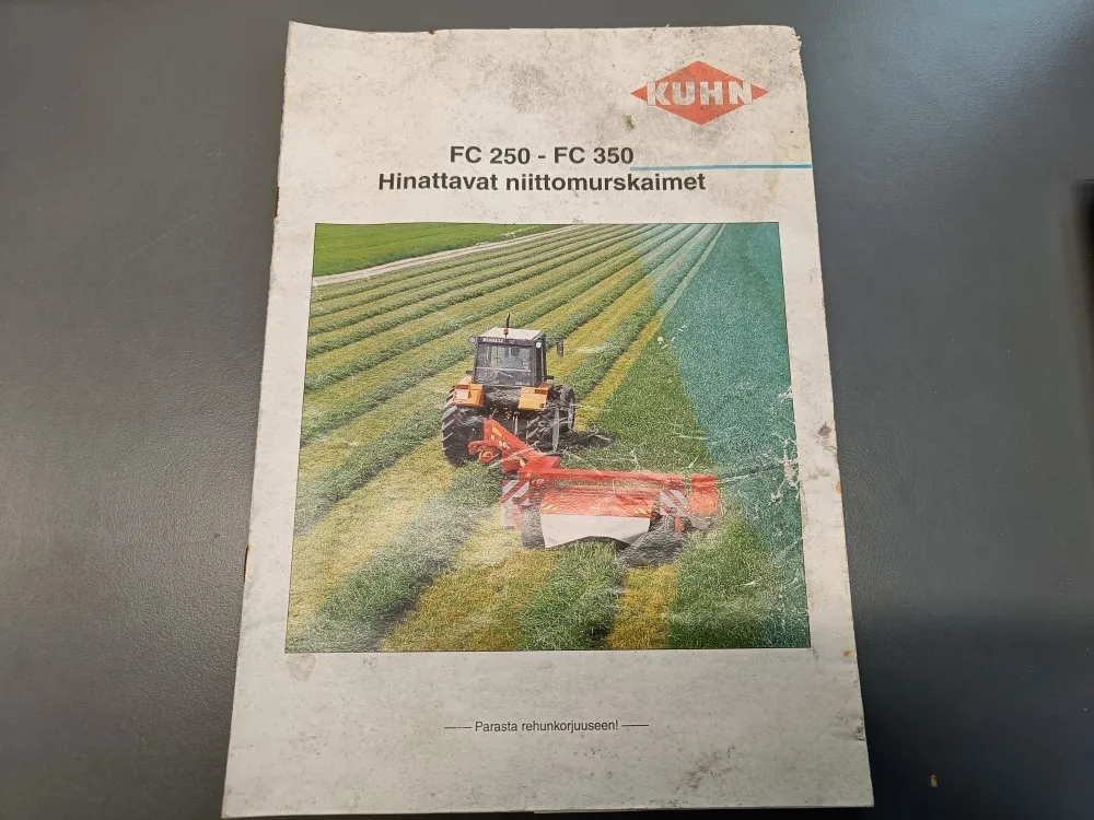 Kuhn FC 250 - FC350 hinattavat / Niittomurskaimet, esite