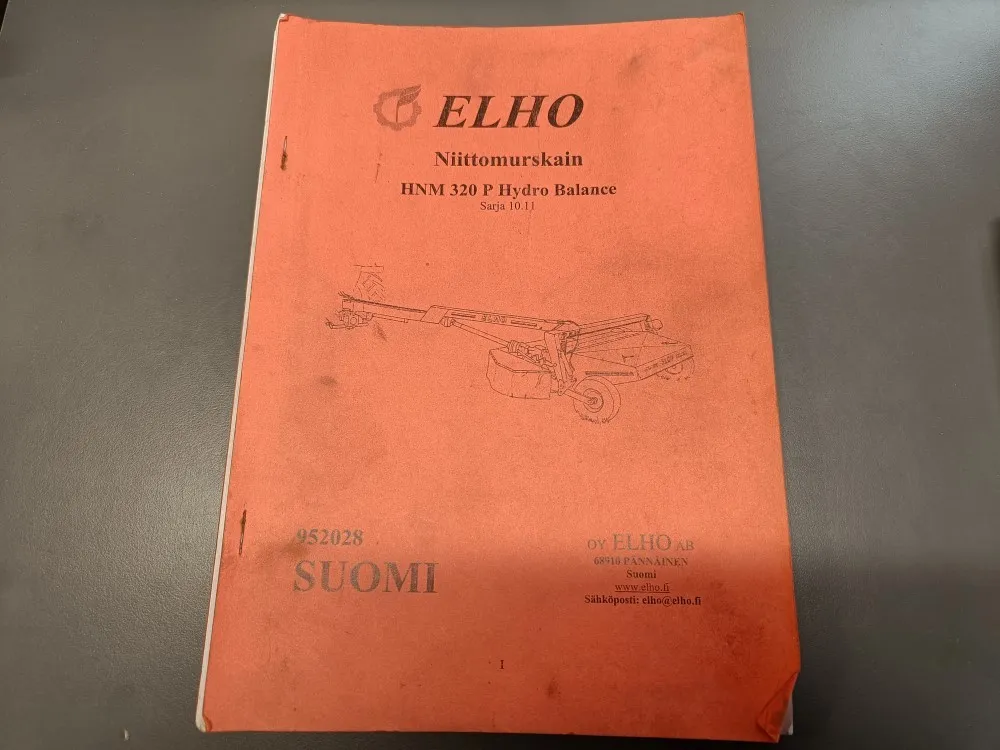 Elho HNM 320 P Hydro Balance / Niittomurskaimen ohjekirja