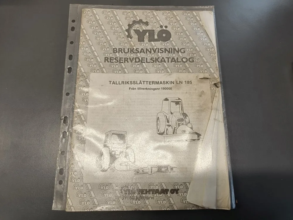 Ylö leikkuri LN 185 (ruotsinkielinen) / Varaosaluettelo
