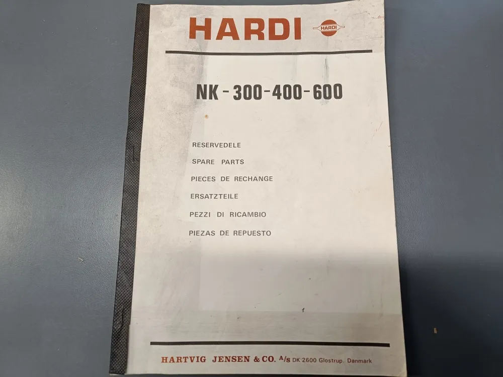 Hardi NK 300, 400, 600 / Varaosaluettelo