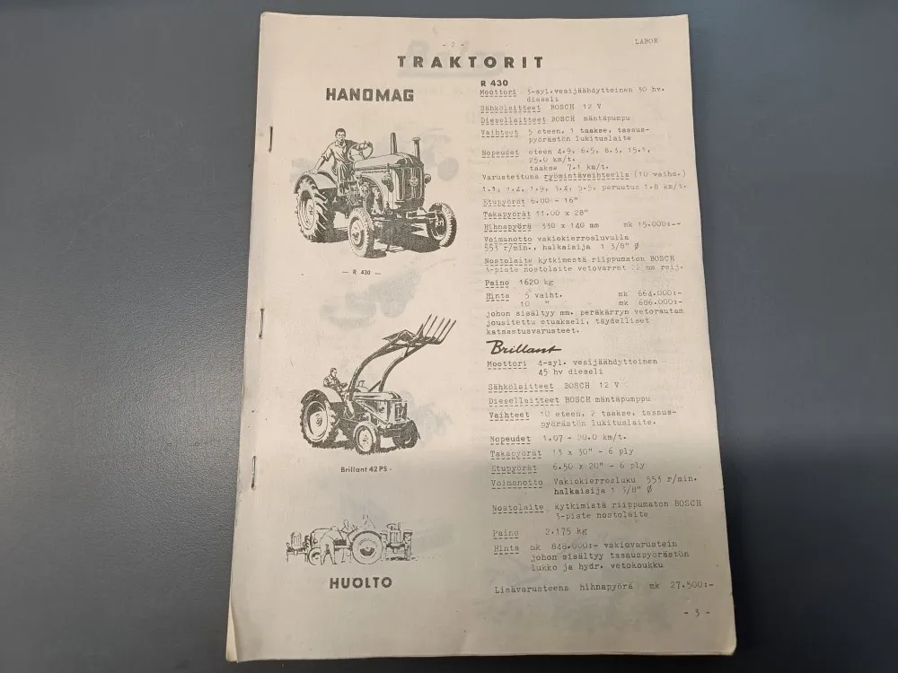 Labor tuotteiden esite /