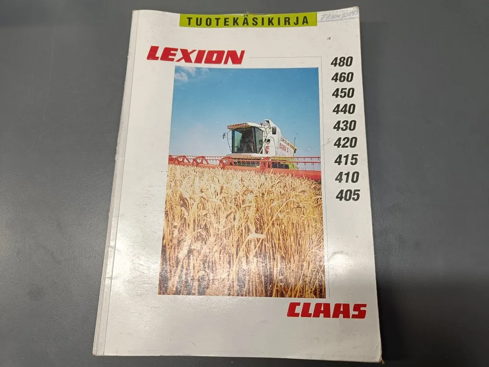 Claas Lexion mm. 405, 410, 415, 420 / Tuotekäsikirja