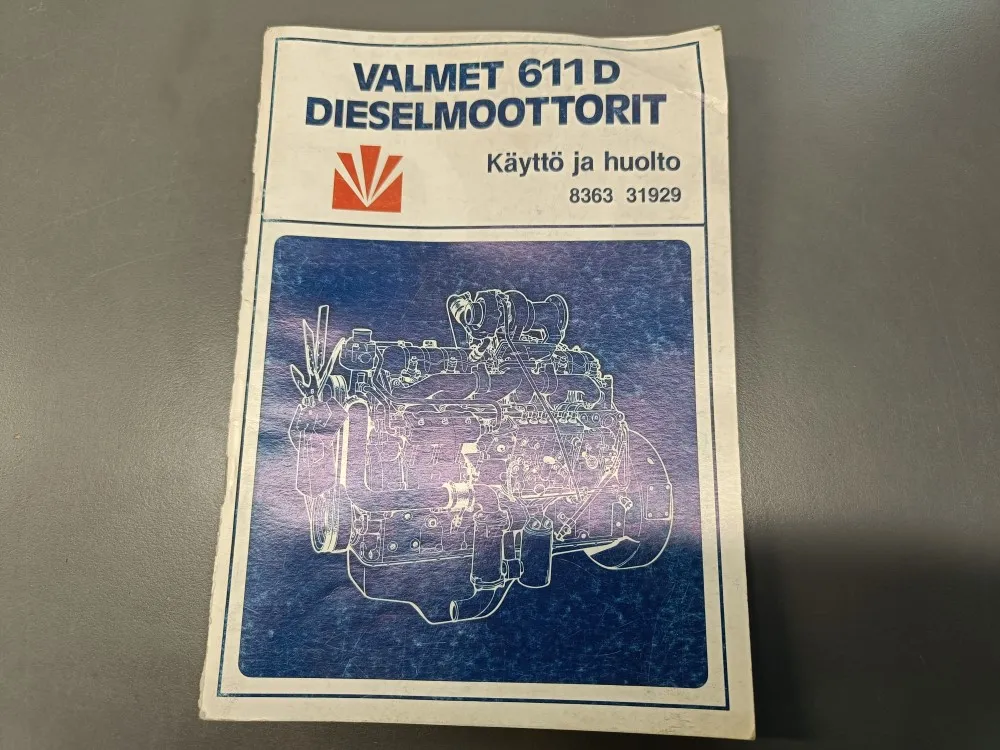 Valmet 611D dieselmoottorit / Käyttö ja huolto