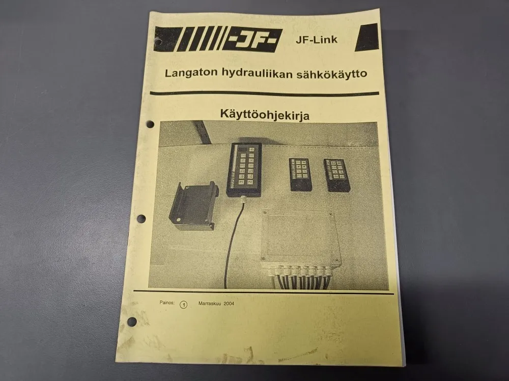 JF-Link Langaton hydrauliikka sähkökäyttö / Käyttöohje