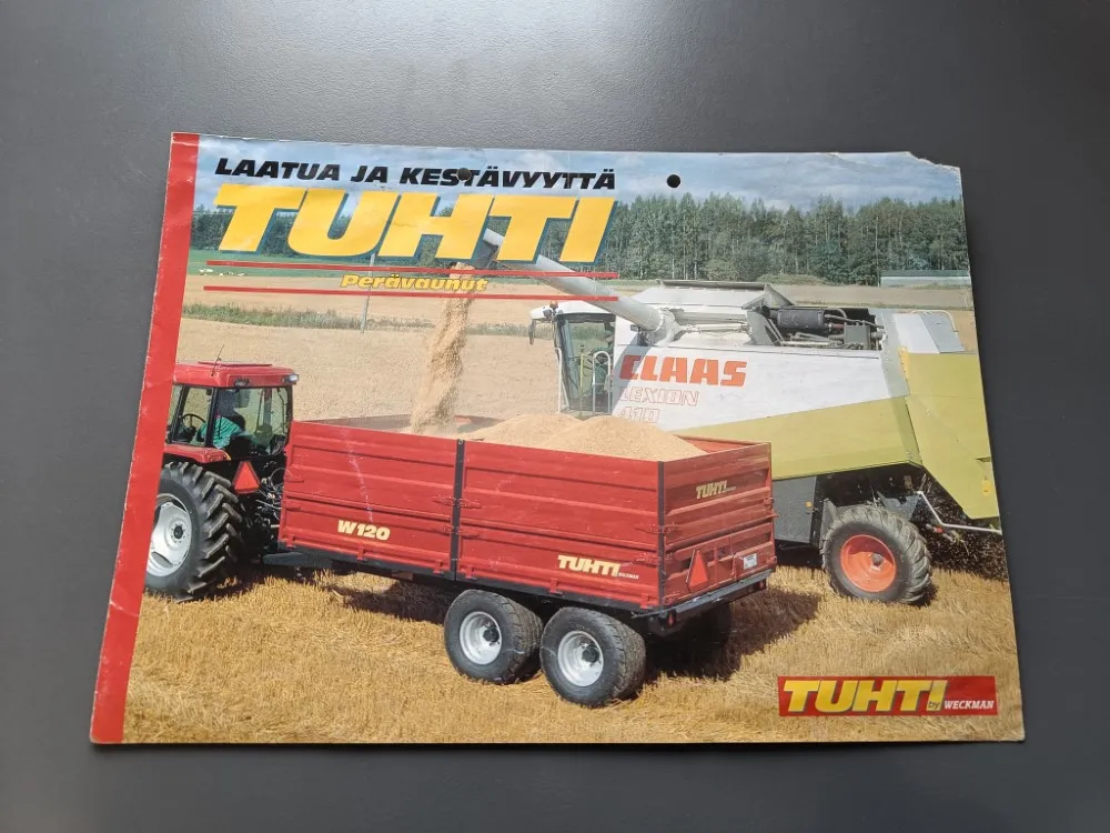 Tuhti perävaunut / Myyntiesite