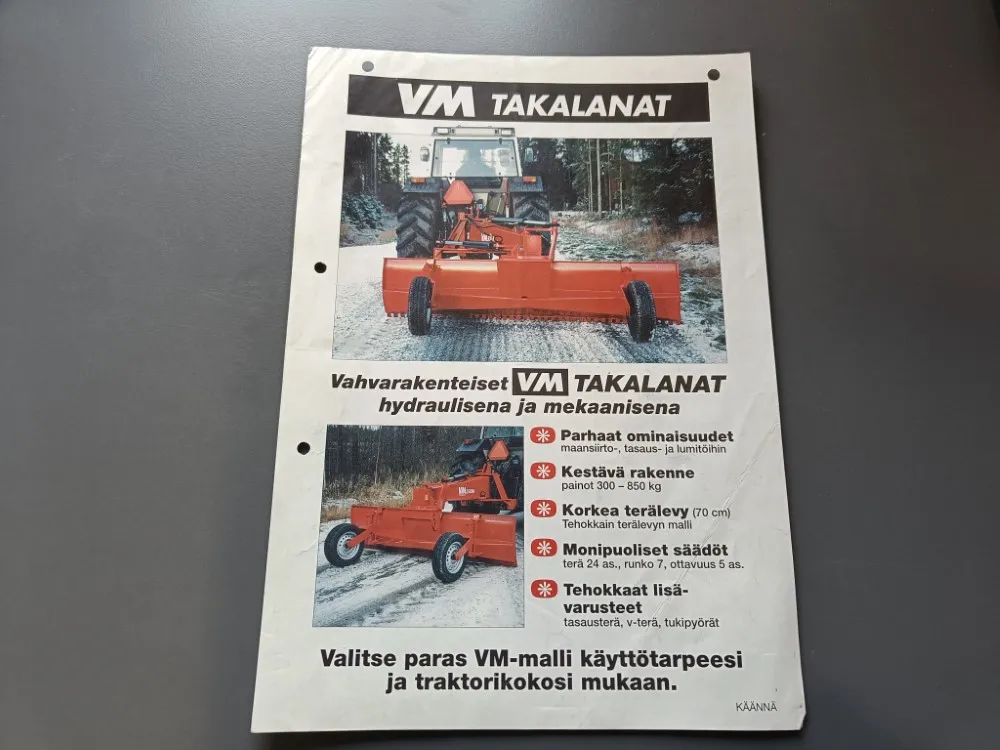 VM takalanat / Myyntiesite