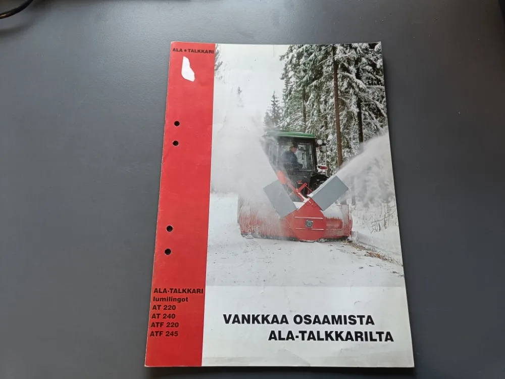 Ala- talkkarilta lumilingot / Myyntiesite