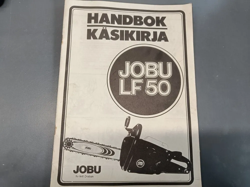 Handbok JOBU LF 50 / Moottorisahan käsikirja