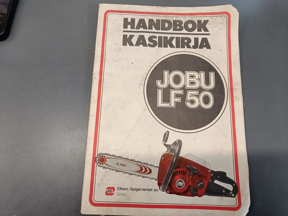 Handbok JOBU LF 50 / Moottorisahan käsikirja
