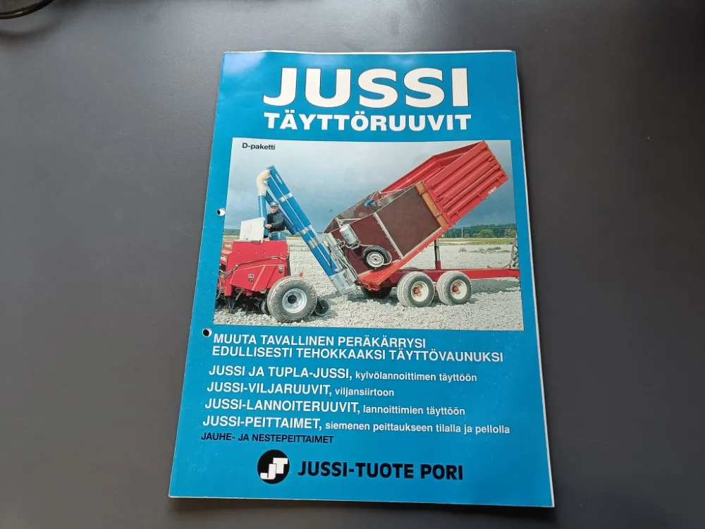 Jussi täyttöruuvit / Myyntiesite
