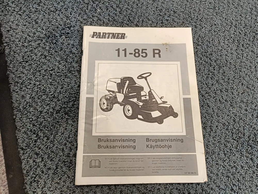 Partner 11- 85 R / Ruohonleikkurin käyttöohjekirja