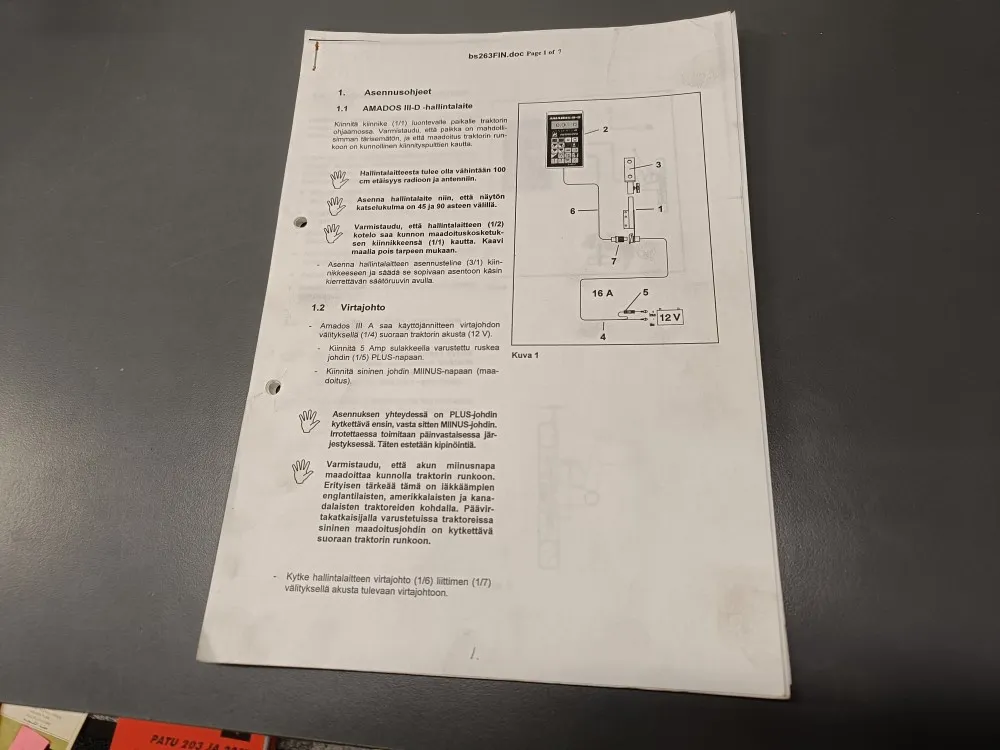 Amazon / Asennsohjeita