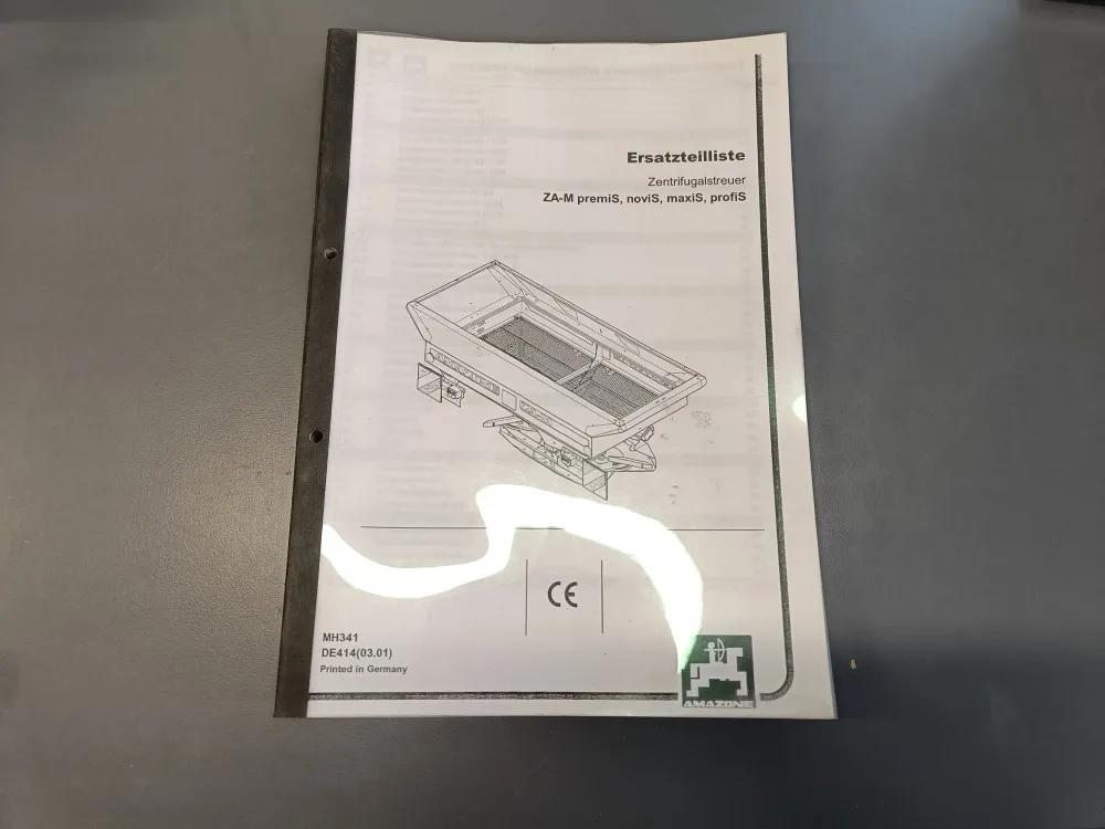 Amazone levitin / Varaosaluettelo saksankielinen