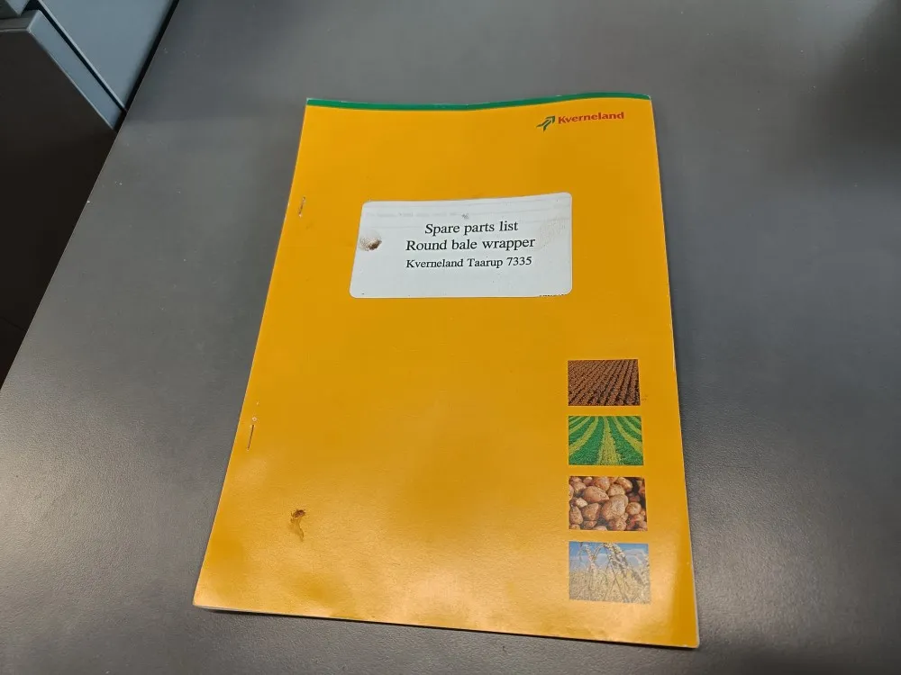 Kverneland Taarup 7335 / Käärijä varaosakirja